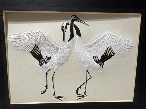 Nat. 1999 Wildlife Fed.-Susan Detwiler "JAPANISCHE KRANICHE" - Grußkarte Kunstdruck - Bild 2 von 12