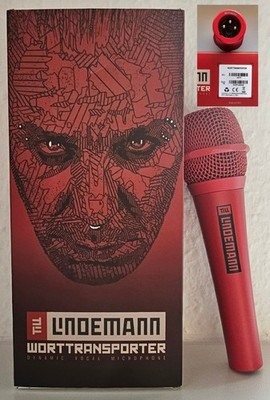 Till Lindemann / Rammstein Mikrofon Worttransporter Limited Edition NEU Nr. 345