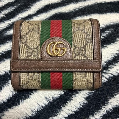 GUCCI Bi fold Wallet GG Pattern