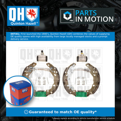 Brake Shoes Set BS1156K3 Quinton Hazell Genuine Top Quality Guaranteed New