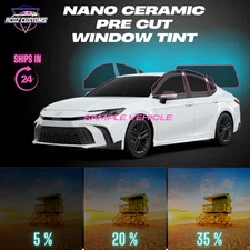Ceramic for Toyota Camry Pre Cut Window Tint Film Kit 1990-2026 All Sides + Back