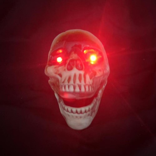 Electric Skull Head For Halloween Horror Decoration V7H7 - Picture 7 of 18