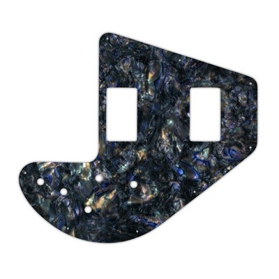 Custom Pickguard For Gibson 1975-1983 Ripper Bass Black abalone