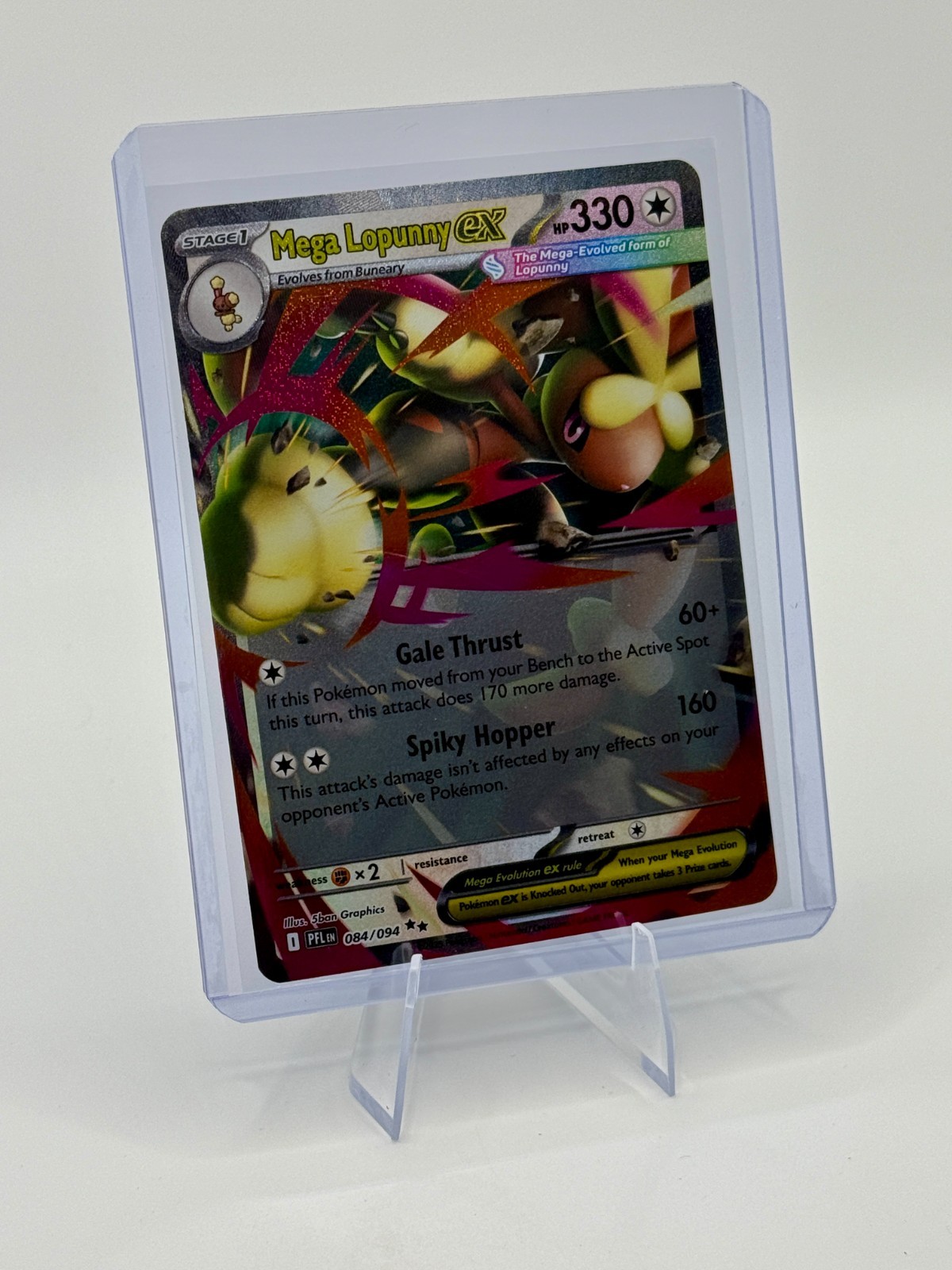 Mega Lopunny ex #84 Pokemon Phantasmal Flames