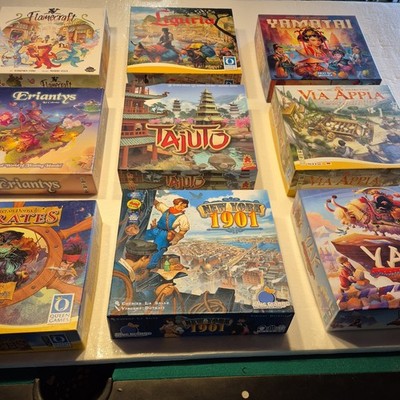 Eriantys Flamecraft Liguria Tajuto Yamatai Via Appia Pirates etc Fantasy Games