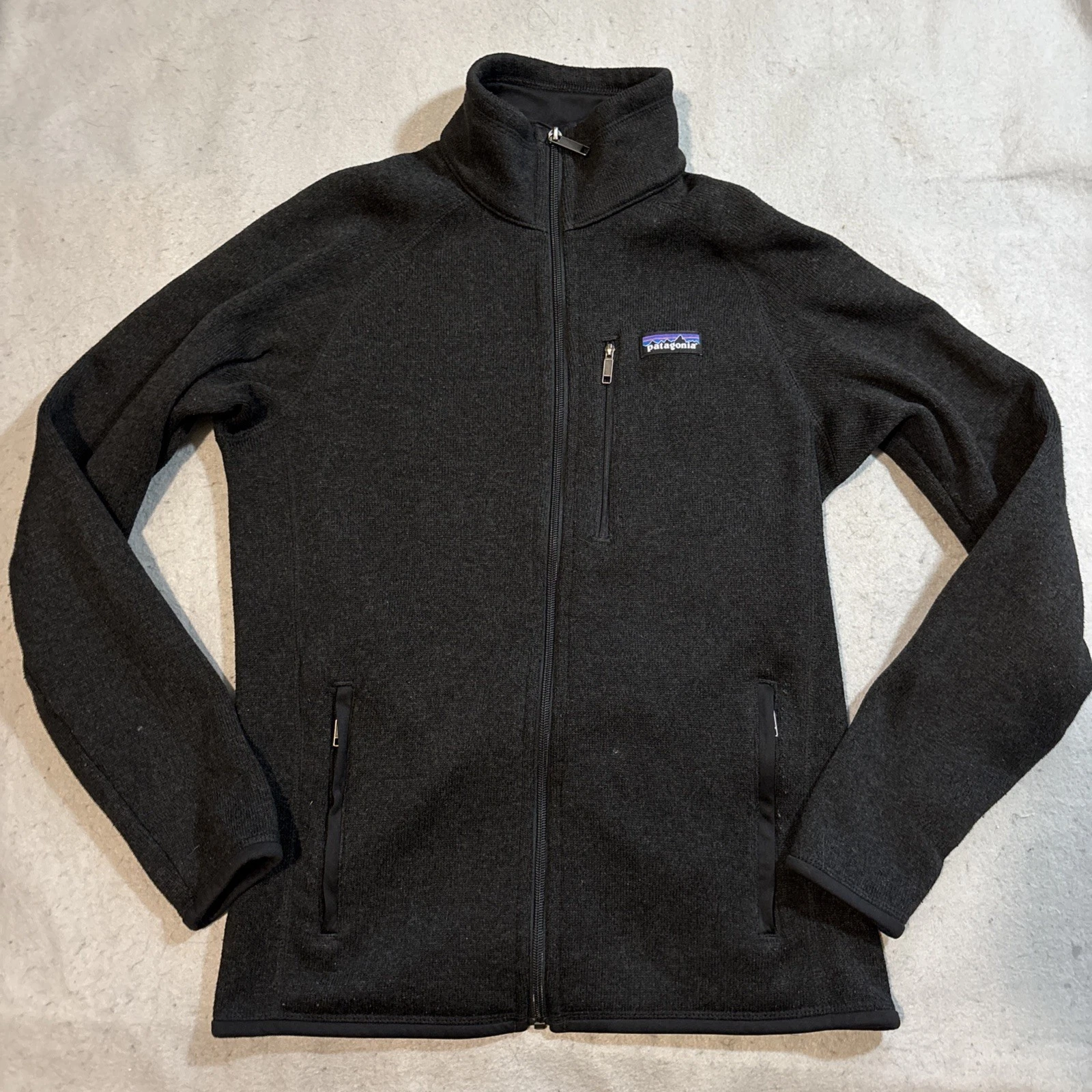 patagonia zip up better sweater fleece lined jacket
