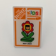 Home Depot Kids Workshop Blooming Picture Frame Pin - May 2024