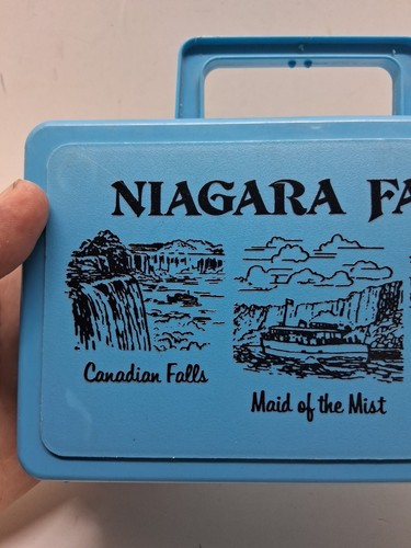 Vintage Niagara Falls Lunch Box Pencil Box, Whirley Industries Warren PA - Picture 2 of 8