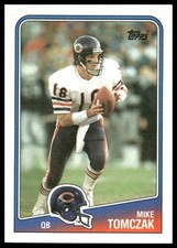 Mike Tomczak RC 1988 Topps #70 Chicago Bears
