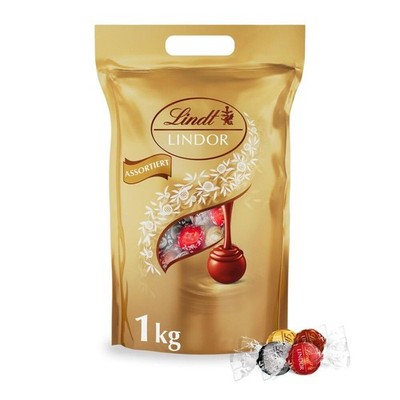 Lindt Lindor Mischung Gold 78 Stück - 1 kg Beutel (34,99 EUR/KG)