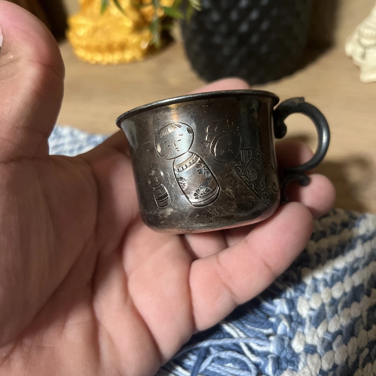 古董银杯| eBay