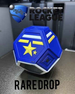 Special Drop - Rocket League 4 Inch 3D Printed Figure Model Rare Drop Blue