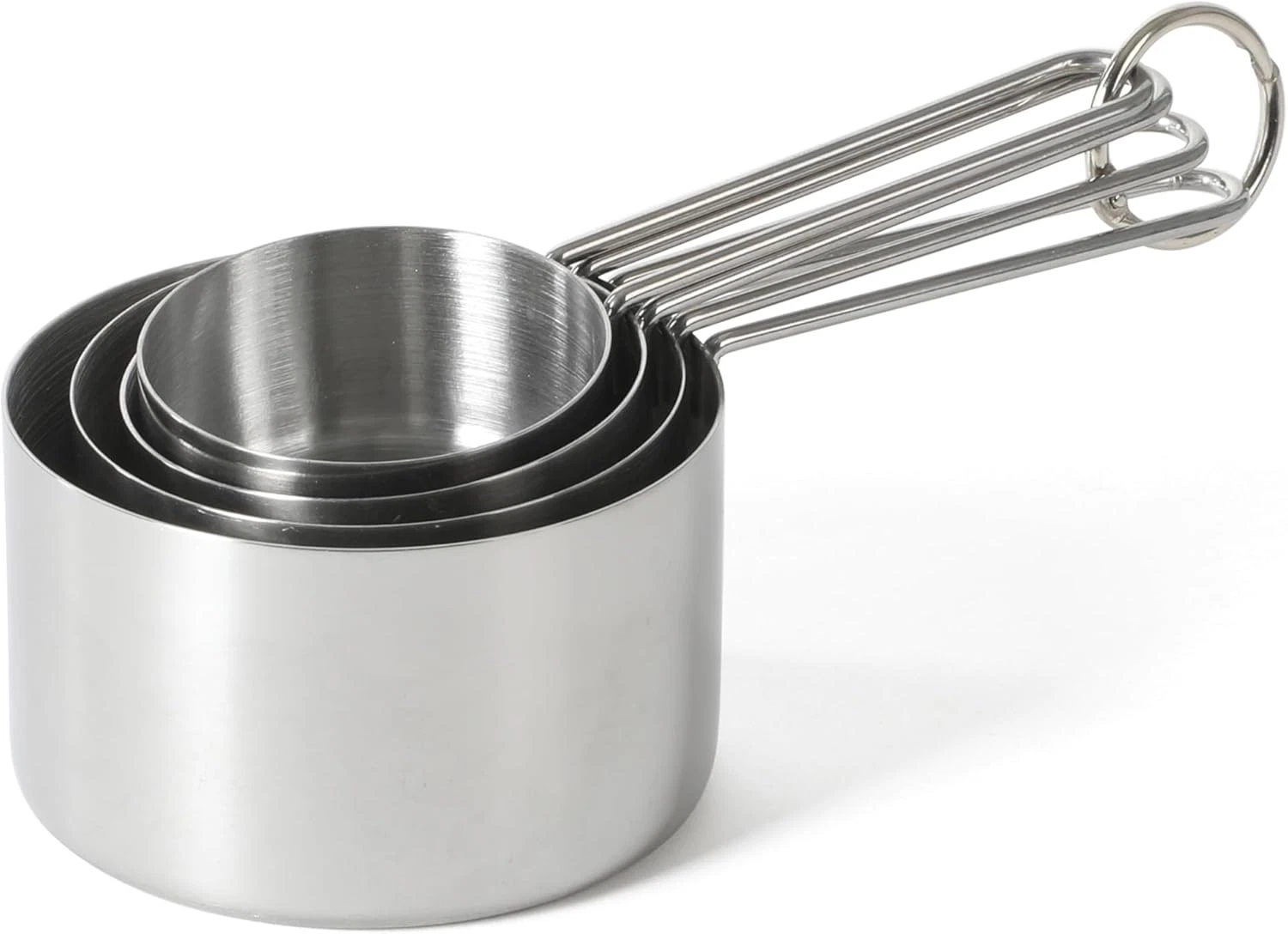 Martha Stewart Richburn 4-Piece Stainless Steel Measuring Cups Set – Durable and