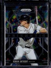 2025 Panini Prizm #24 Roman Anthony Rookie Prizmatic Red Sox (50L)