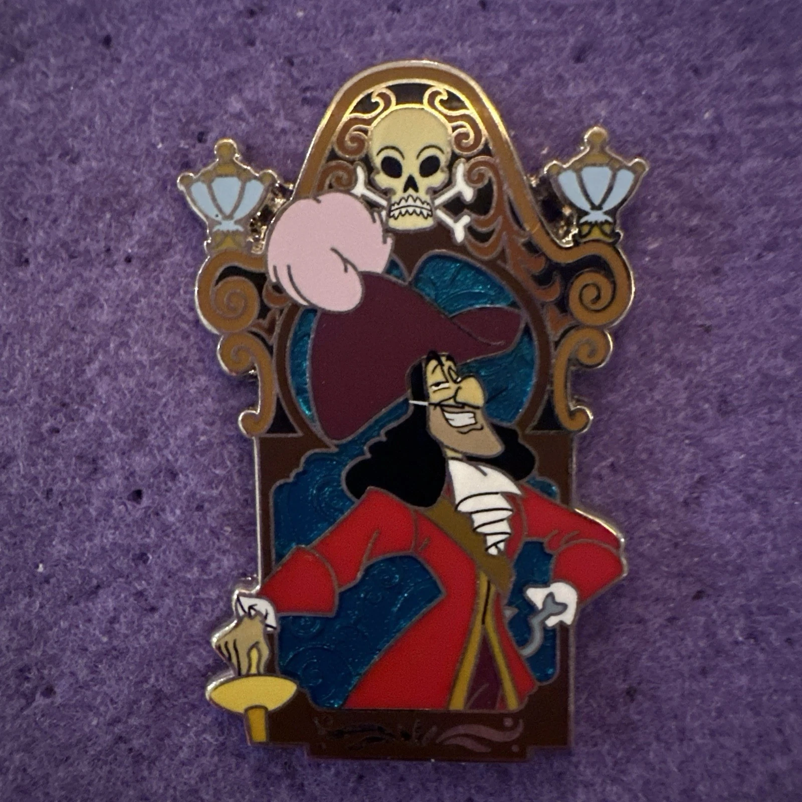 2024 WDW Disney Parks CAPTAIN HOOK Villains Portraits Mystery Box Trading PIN