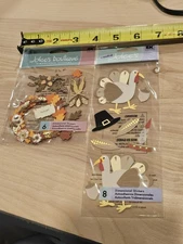 JOLEE'S BOUTIQUE Scrapbooking Stickers Embellishments Thanksgiving Autumn Fall