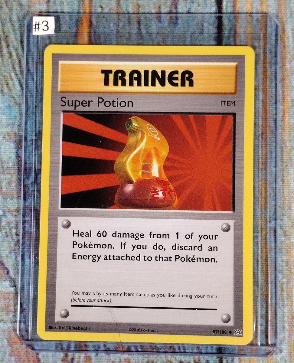 trainer super potion pokemon card value - (87/108) Super Potion - Base Set