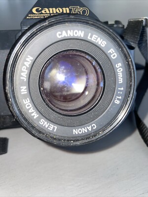 Canon T50 Vintage Camera 35mm Film Analog Canon Lens FD 50mm | eBay