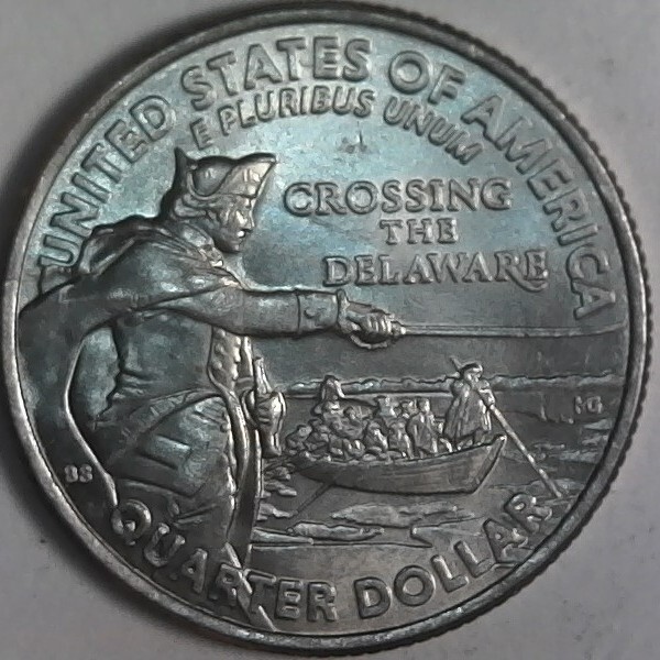 その他 Delaware Crossing [CD] CNDRDE25D - 2021 Crossing the Delaware River Quarter, D Mint