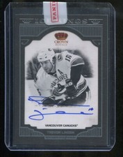 2011-12 Crown Royale Ice Kings Autographs #7 Trevor Linden 98/99 !!