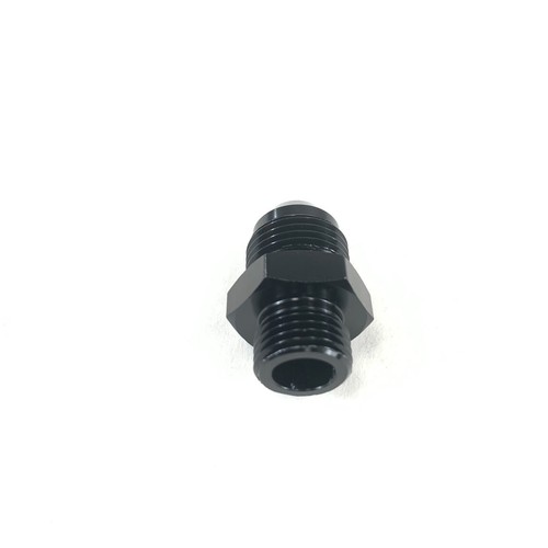 -8AN Male to M16x1.5 Metric Male Thread Straight Flare Swivel Fitting Black - Bild 9 von 12