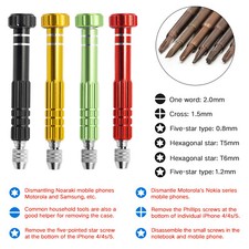 6 in 1 Screwdriver Repair Set For iPhone Electronics Jewelry Watch Phone Tablet