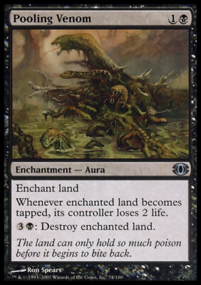 MTG Magic the Gathering Pooling Venom (74/180) Future Sight LP