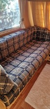 Caravan / campervan cushion reupholstery  with matching curtains quality fabric