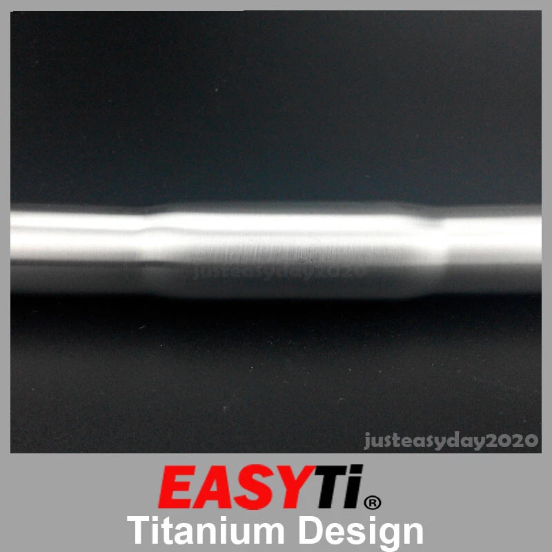 Barra de manillar plana EasyTi Titanium tipo S 25,4 mm apta para Dahon/Tern/Brompton/Birdy-Ti Foto 3 de 4