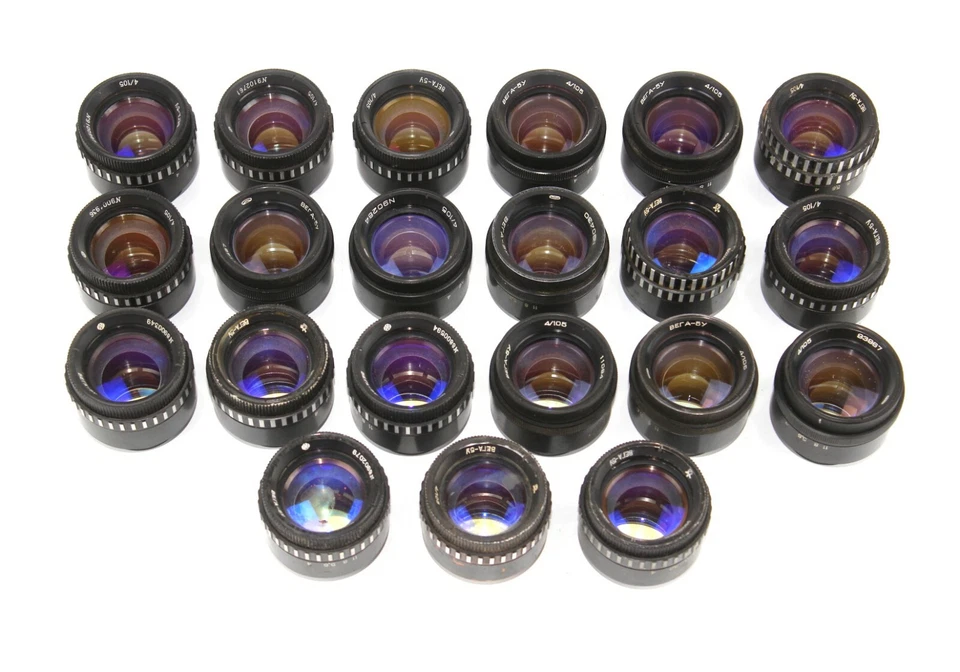 Lente soviética VEGA 5 U 4/105 para ampliadores fotográficos de formato medio - 26 piezas Foto 3 de 4