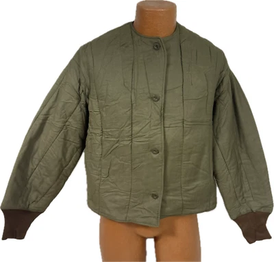 Buy Vintage Czech Military Surplus Army Liner Jacket Cotton