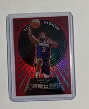2021-22 Panini Obsidian - Tunnel Vision Electric Etch Red Flood #15 Chris Paul