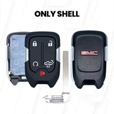 Shell 2019-2022 Gmc Sierra 5 Button Remote Key Fob Case Shell Replacement Shell 2019-2022 Gmc Sierra 5 Button Remote Key Fob Case Shell Replacement