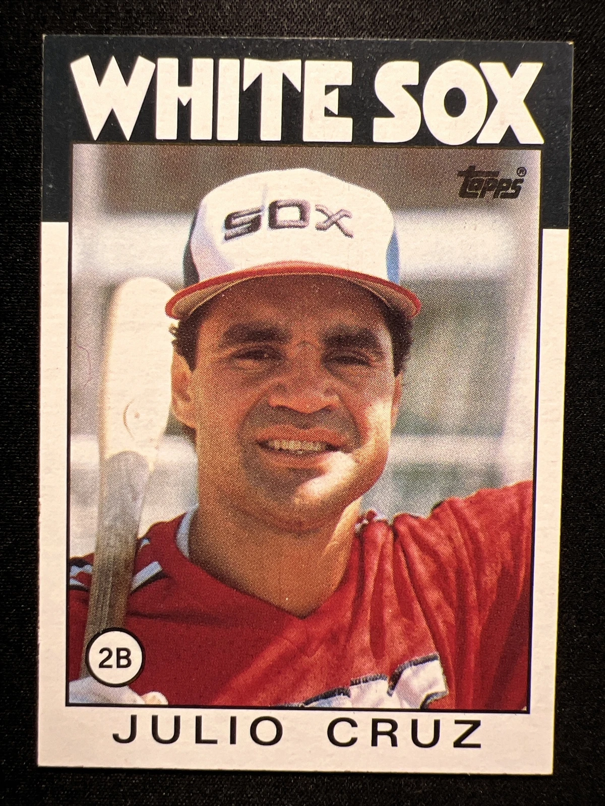 1986 Topps - #14 Julio Cruz/White Sox/2B ⚾🐷⚾