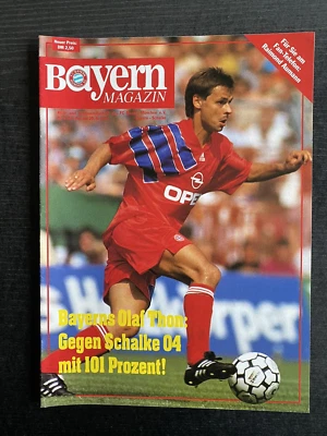 BL 91/92 FC Bayern Munich - FC Schalke 04, 20.08.1991 - Olaf Thon - Photo 1/4