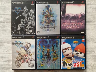 SONY PS2 Kingdom Hearts    & Final Mix & Dinosaur & Happy Disc from Japan