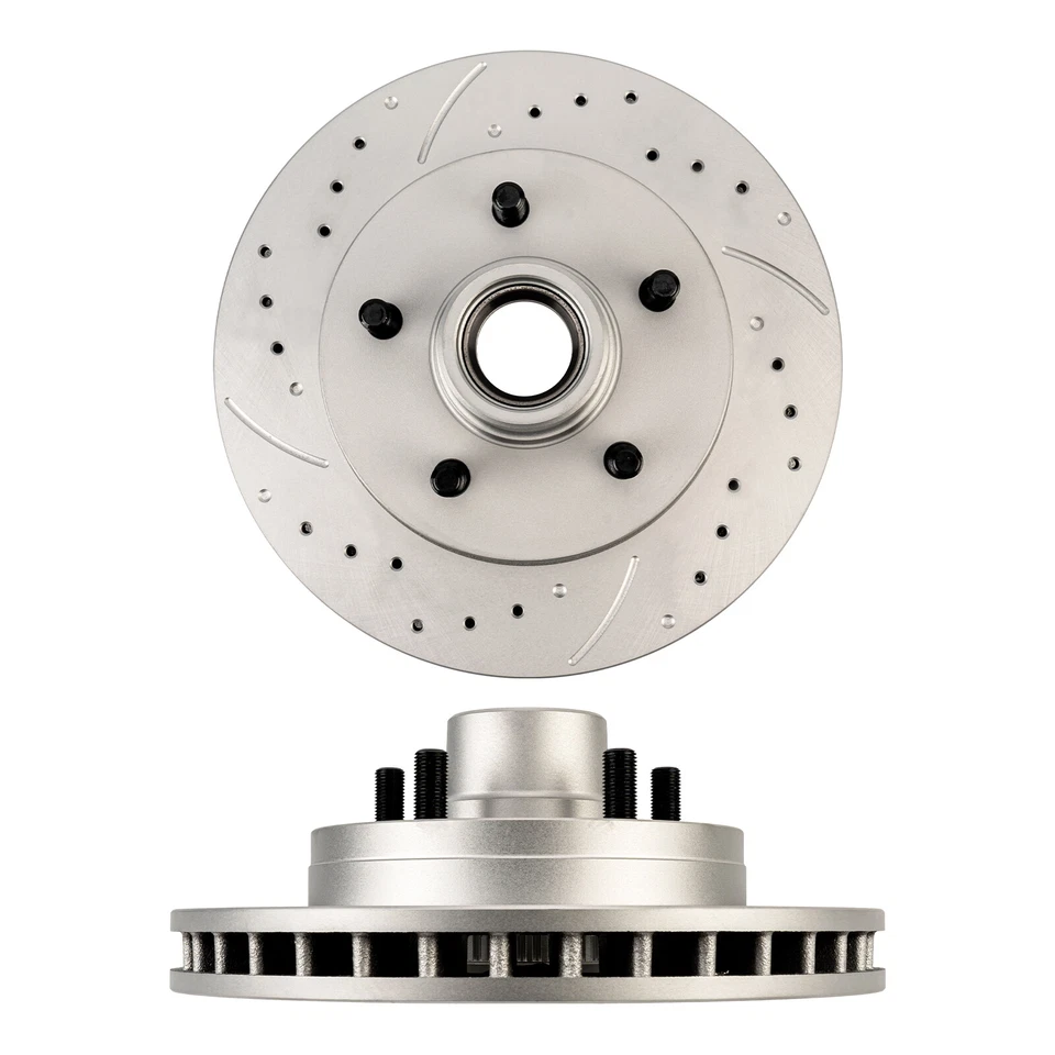 Pastillas de freno delanteras perforadas aptas para Chevy C1500 GMC Yukon 1995-1999 Foto 3 de 4