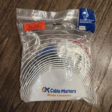 5ft CAT6 Ethernet Network LAN Patch Cable Cords - (5-Pack) RJ45 Multi-Color 16