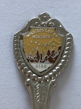 Timpanogos Cave National Monument Utah Vintage Souvenir Spoon Collectible