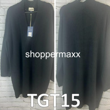 Women's Long Sleeve Tunic Mini Sweater Dress - Universal Thread BLACK M