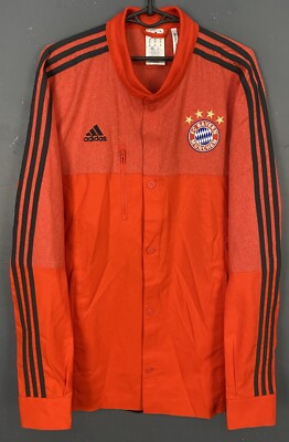  FC Bayern München ジャケット上下セット　Oサイズ ADIDAS MEN'S FC BAYERN MUNICH 2014/2015 JACKET TRAINING SOCCER