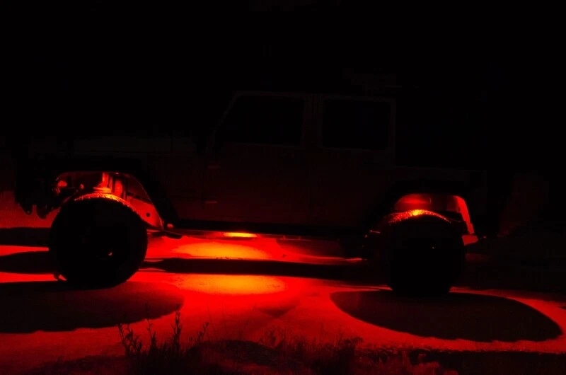 KC HiLiTES para Kit de Luz de Roca LED RGB Serie C (Incl. Cableado) - Juego de 6 Foto 3 de 4