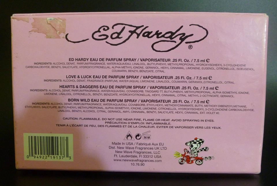 Colección Ed Hardy Deluxe ~ Juego de regalo de 4 piezas ~ Perfume de mujer ~ Leer anuncio Foto 4 de 4
