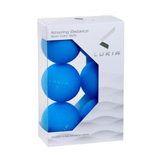 LUKIA Golfball NEON BLUE 6P Super Repulsive High-Rebound Ionomer 2 Stück Ball
