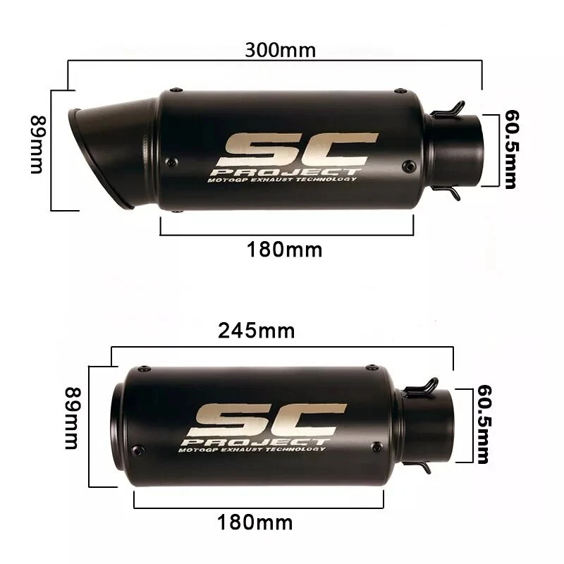 Silenciadores de sistema de escape tubo medio para Yamaha YZF-R1 R1M 2015-2024 para MT-10 15-21 Foto 2 de 4