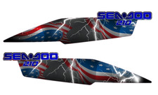 SEADOO WAKE 210 GRAPHIC KIT BPR CHALLENGER SE 21 STICKERS DECALS VYNYL WRAP SET