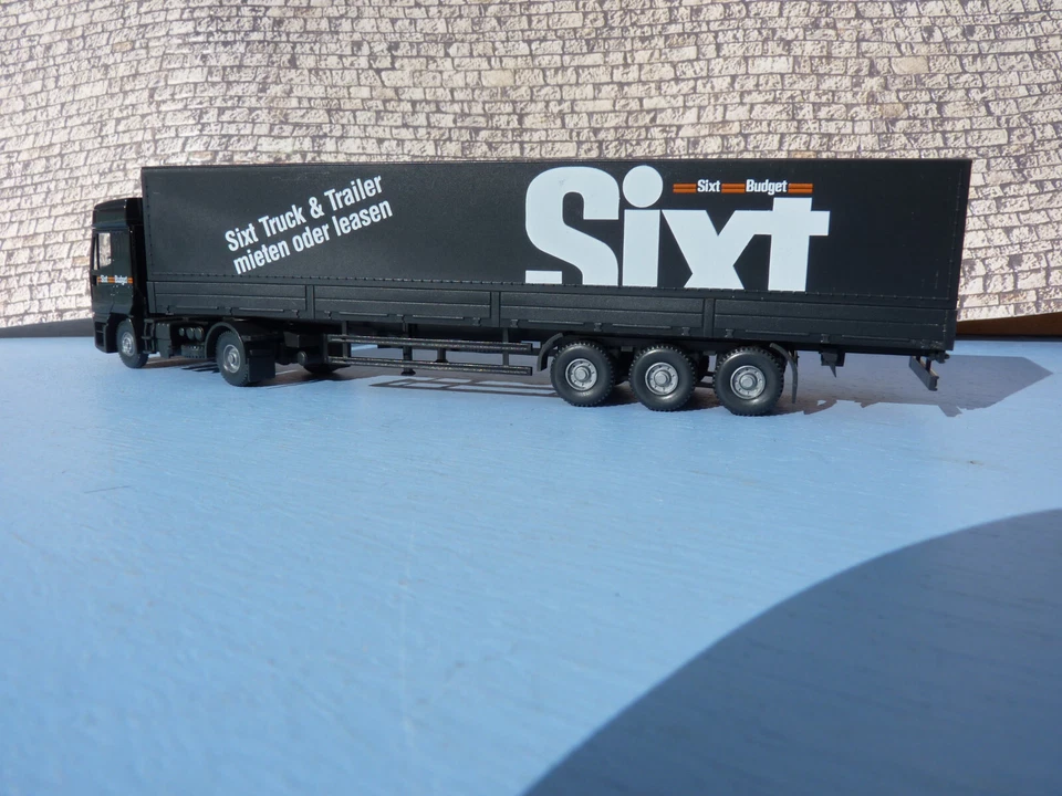 WIKING HO 1/87 Camion IVECO + semi "SIXT BUDGET" - NEUF sans boîte 02 - Photo 4/4