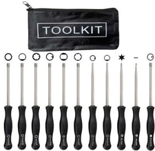 Kit de herramientas de ajuste de carburador de 11 piezas Carb Tune Up