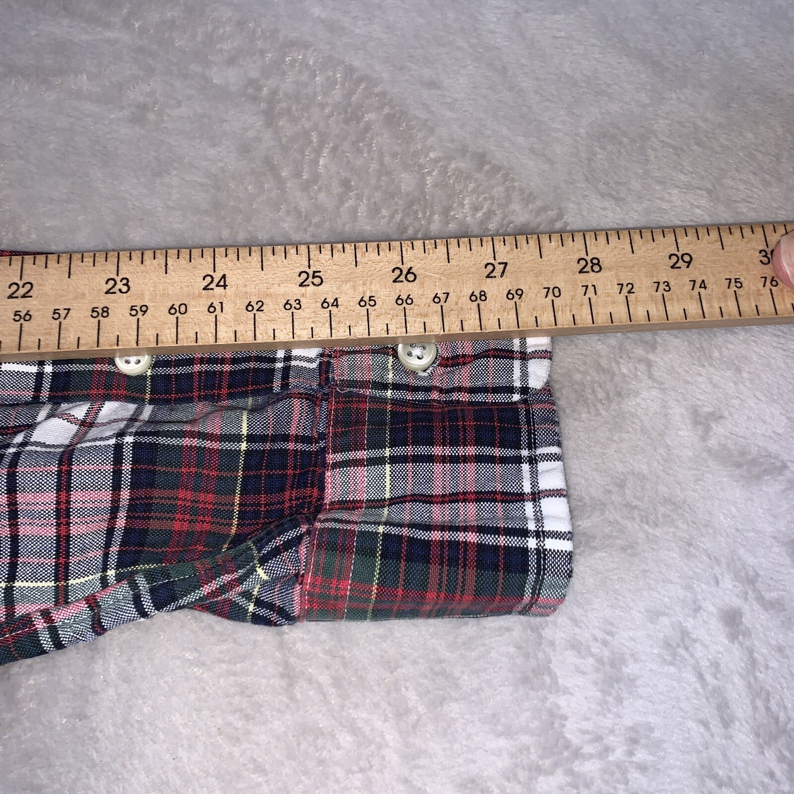 Ralph Lauren Shirt Mens XLT Brown Plaid Long Sleeve Button Down Tall Size Men