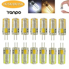 1X 15X 5W Mini G4 Led Bulbs 12V 220V Ceiling Spotlights Chandelier Lights High